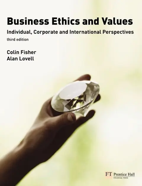 Cover of Business Ethics and Values