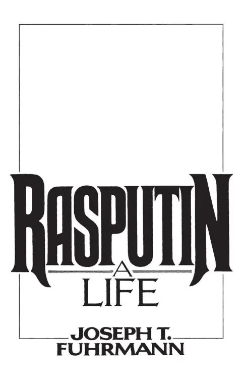 Cover of Rasputin
