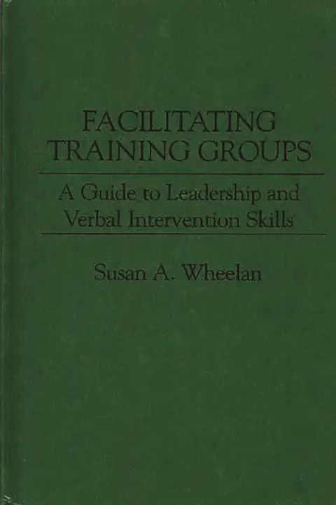 Cover of Facilitating Training Groups