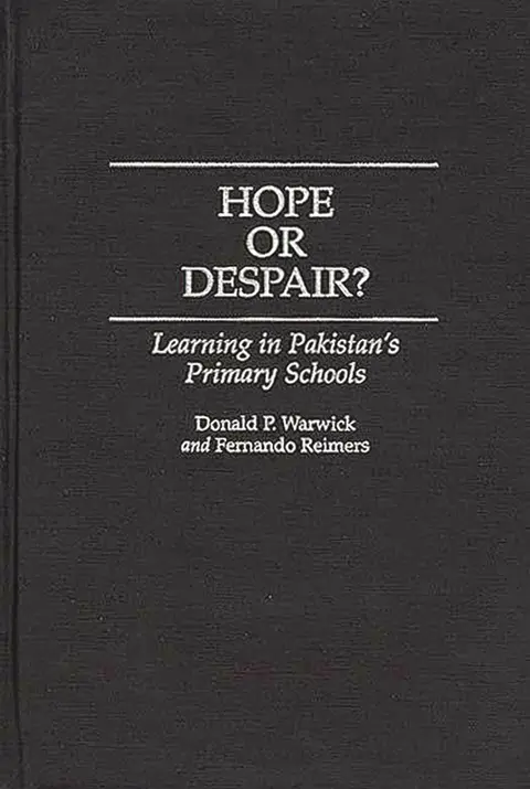 Cover of Hope or Despair?