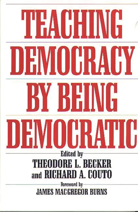 Cover of Teaching Democracy by Being Democratic