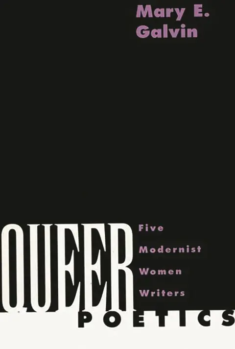 Cover of Queer Poetics