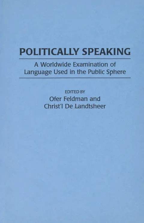 Cover of Politically Speaking