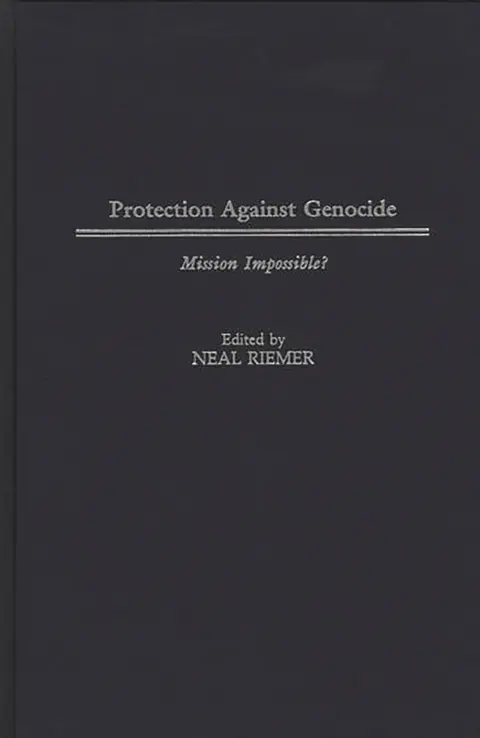 Cover of Protection Against Genocide