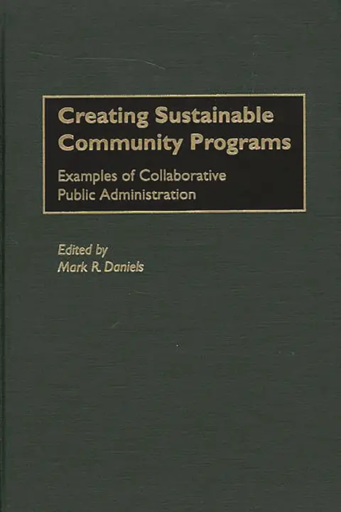 Cover of Creating Sustainable Community Programs