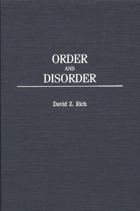 Cover of Order and Disorder