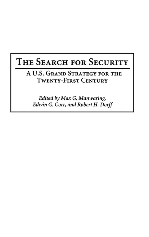 Cover of The Search for Security