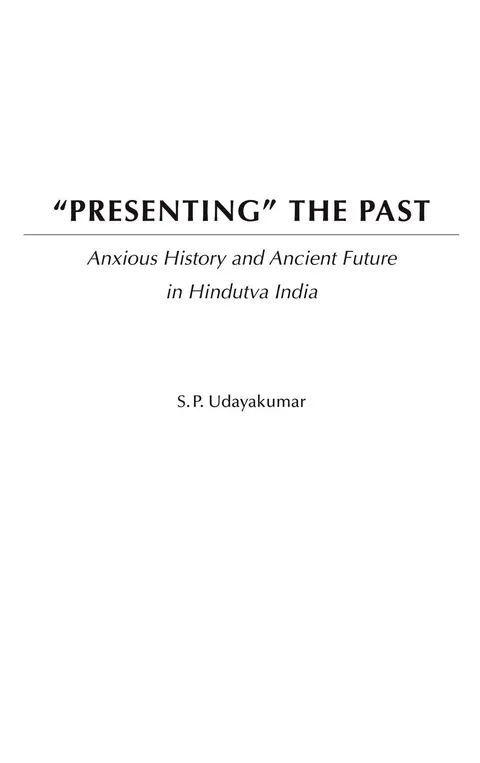 Cover of Presenting the Past