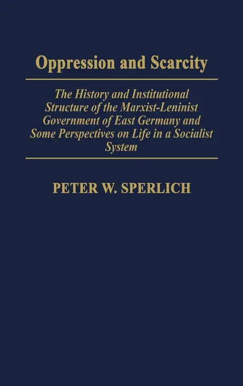 Cover of Oppression and Scarcity