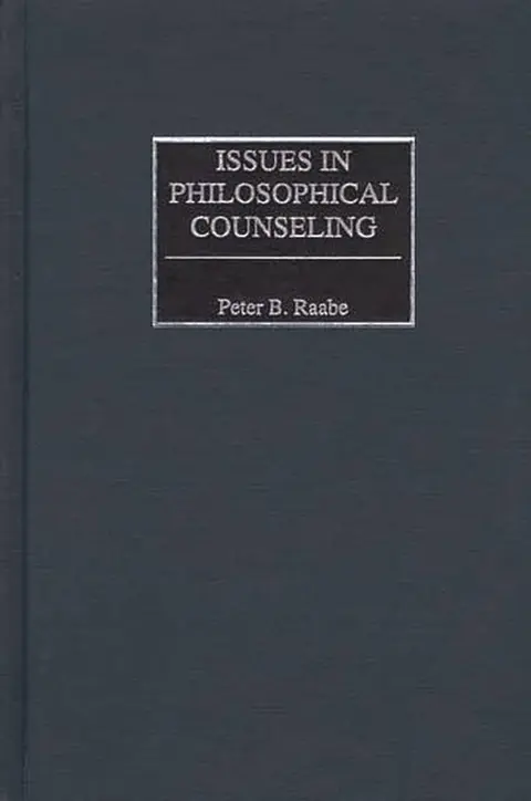 Cover of Issues in Philosophical Counseling