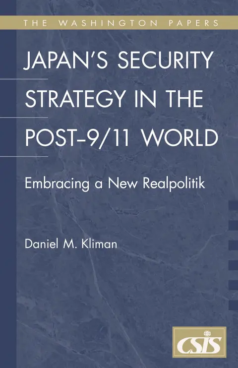 Cover of Japan's Security Strategy in the Post-9/11 World