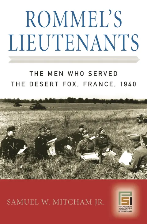 Cover of Rommel's Lieutenants