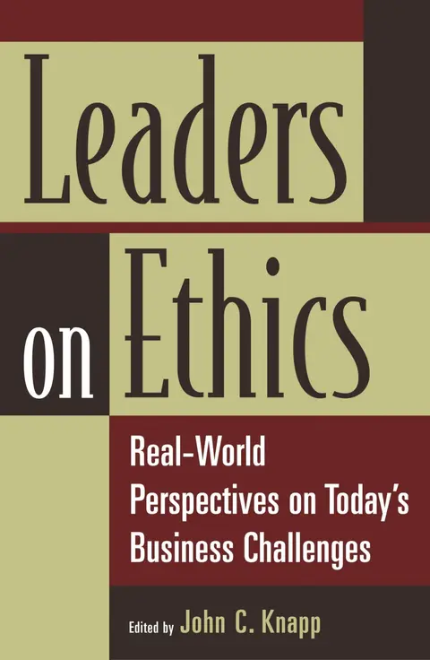Cover of Leaders on Ethics
