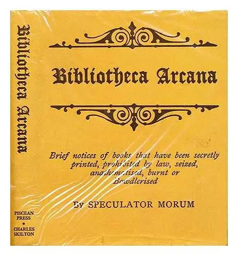 Cover of Bibliotheca Arcana