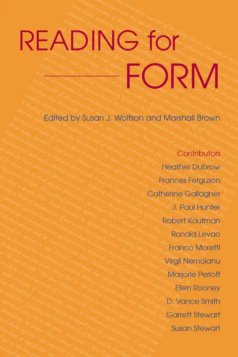 Cover of Reading for Form