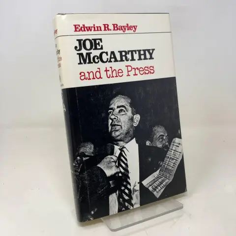 Cover of Joe McCarthy and the Press