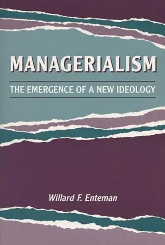 Cover of Managerialism