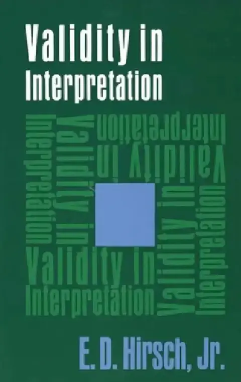 Cover of Validity in Interpretation