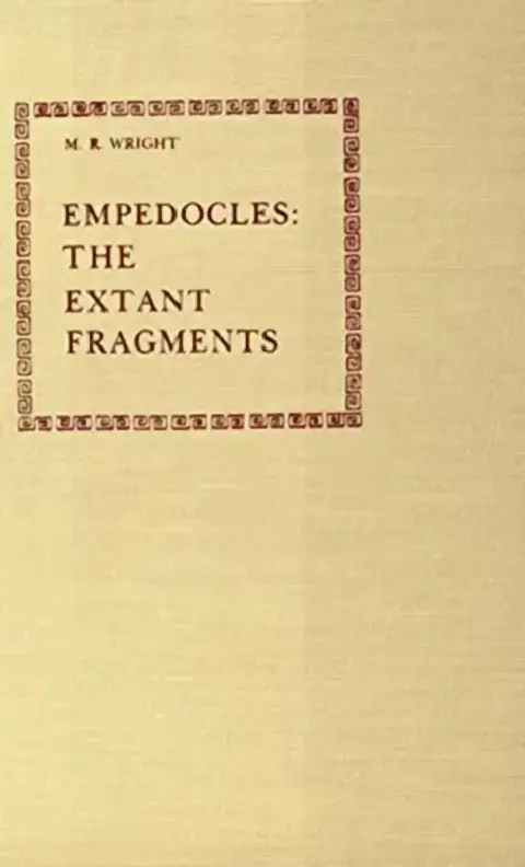 Cover of Empedocles