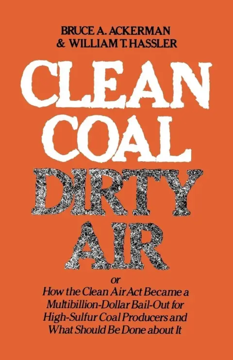 Cover of Clean Coal/Dirty Air (Paper)