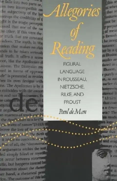 Cover of Allegories of Reading