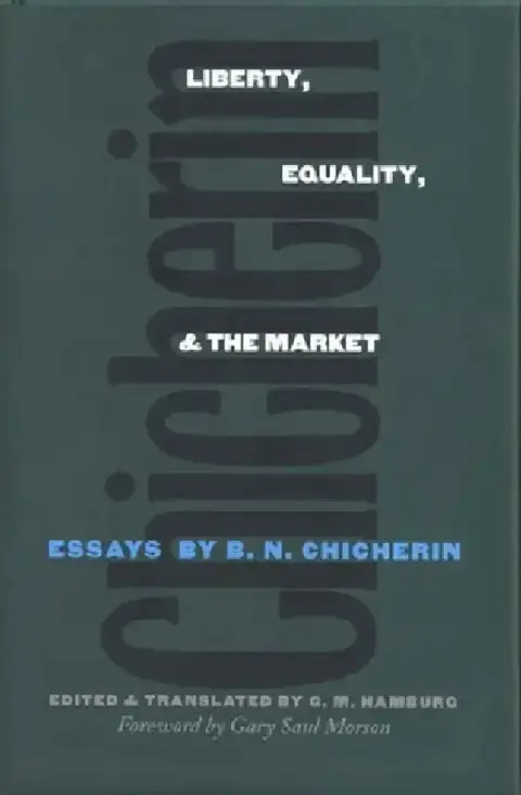 Cover of Liberty, Equality, and the Market
