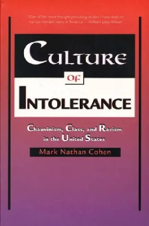 Cover of Culture of Intolerance