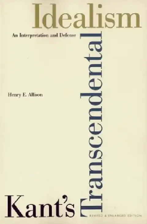 Cover of Kant's Transcendental Idealism