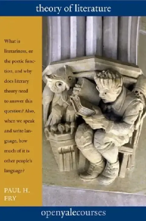 Cover of Theory of Literature