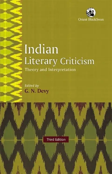 Cover of Indian Literary Criticism
