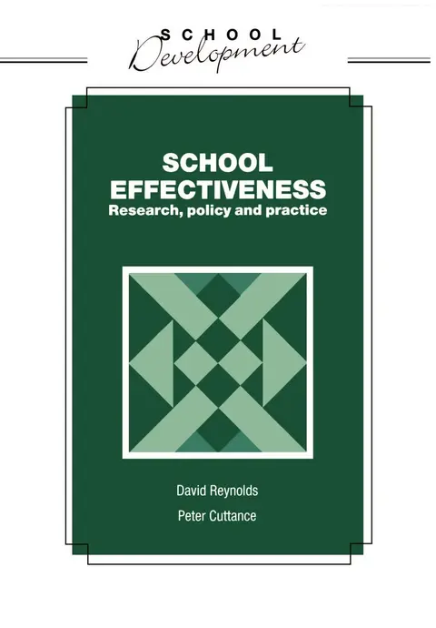 Cover of School Effectiveness