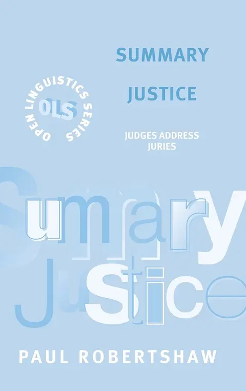 Cover of Summary Justice