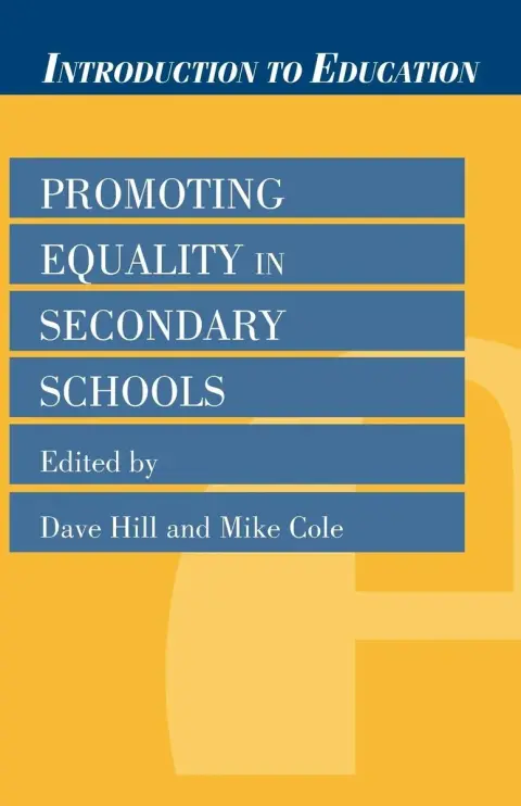 Cover of Promoting Equality in Secondary Schools
