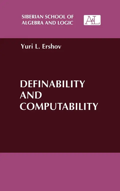 Cover of Definability and Computability