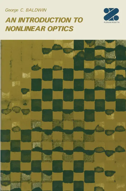 Cover of An Introduction to Nonlinear Optics