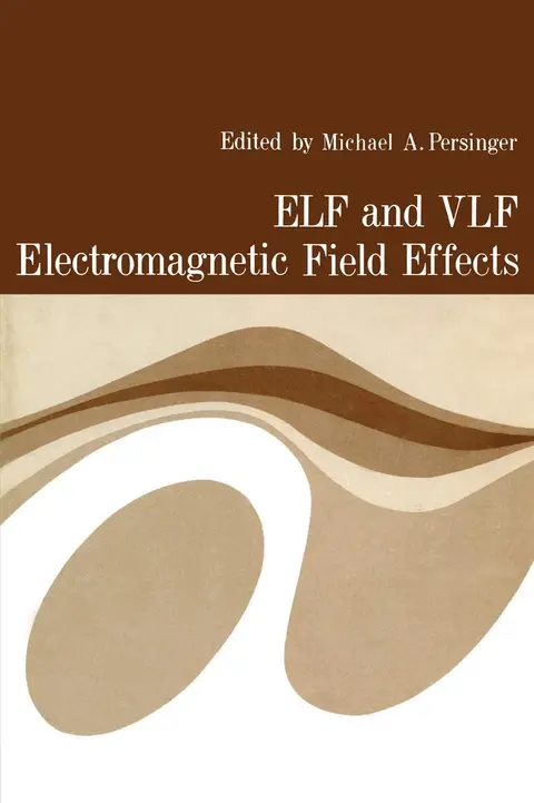 Cover of ELF and VLF Electromagnetic Field Effects