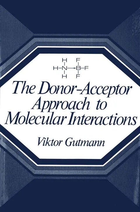 Cover of The Donor-Acceptor Approach to Molecular Interactions