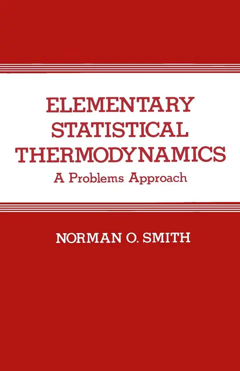 Cover of Elementary Statistical Thermodynamics