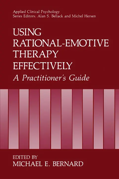 Cover of Using Rational-Emotive Therapy Effectively