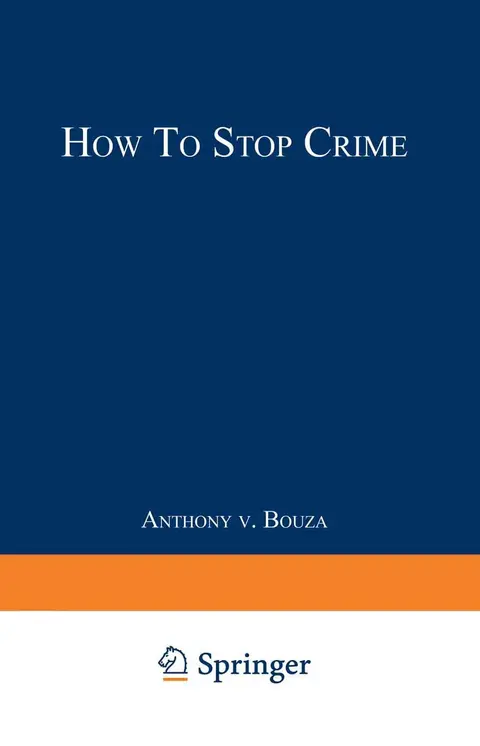Cover of How to Stop Crime