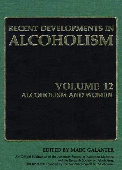 Cover of Recent Developments in Alcoholism