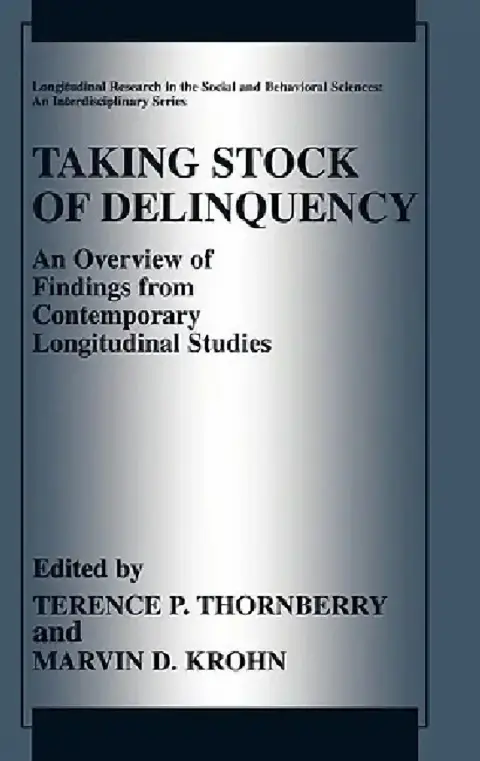 Cover of Taking Stock of Delinquency