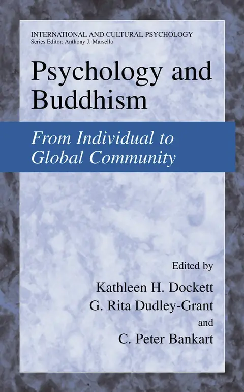 Cover of Psychology and Buddhism