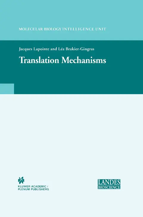 Cover of Translation Mechanisms