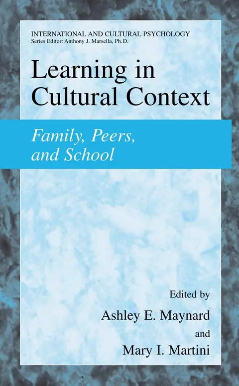 Cover of Learning in Cultural Context