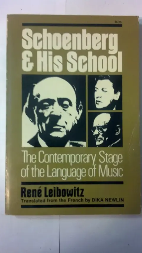 Cover of Schoenberg and His School