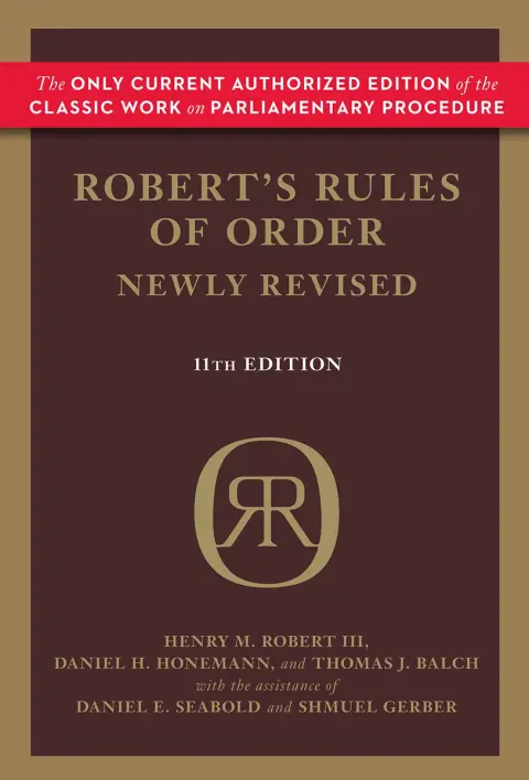Cover of Robert'S Rules of Order