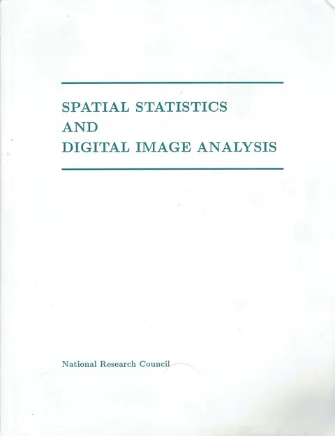 Cover of Spatial Statistics and Digital Image Analysis