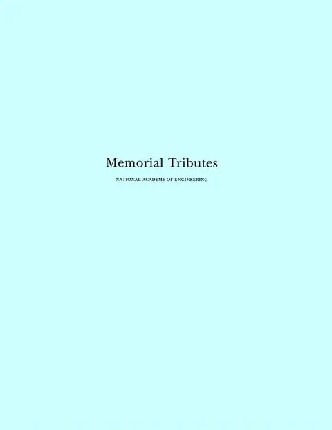 Cover of Memorial Tributes