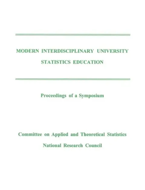 Cover of Modern Interdisciplinary University Statistics Education